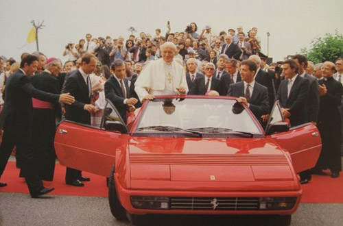1988 Giovanni Paolo II in visita a Maranello